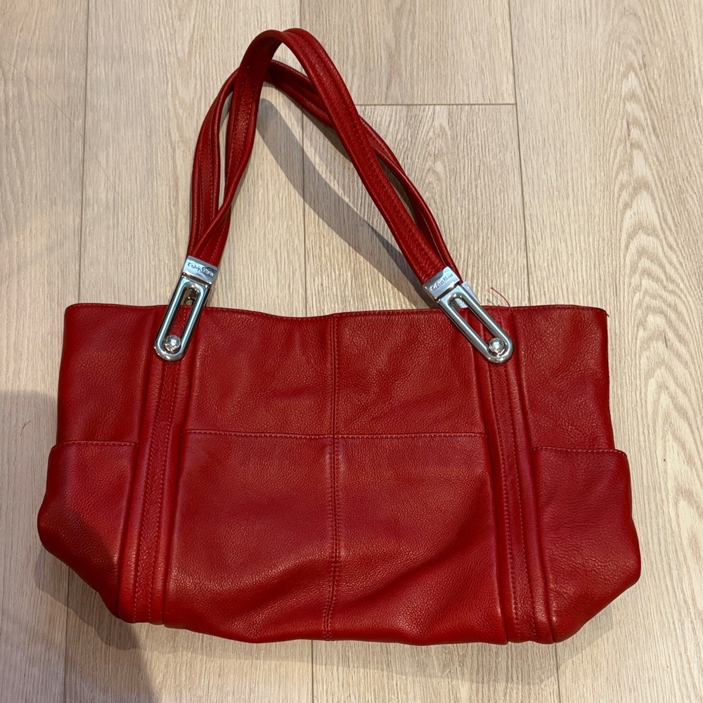 CK Red Tote Bag